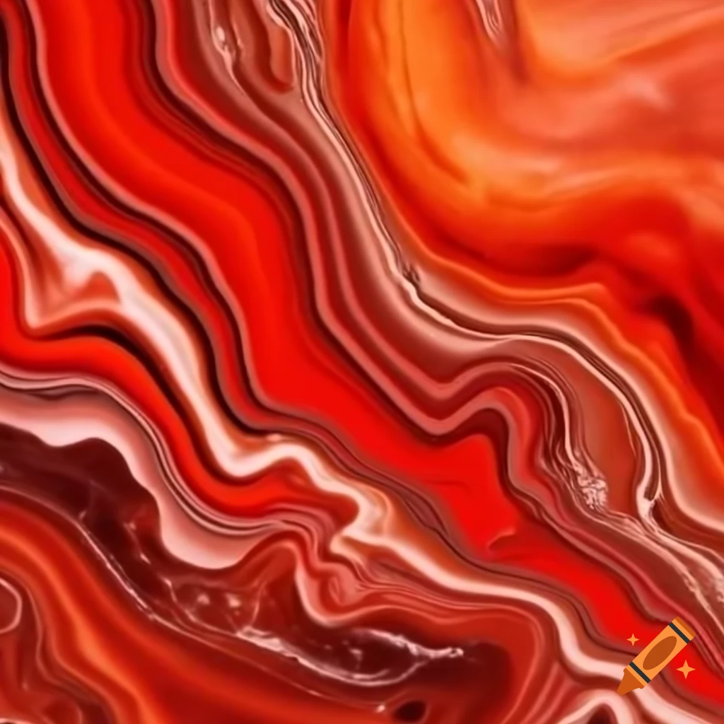Red marble texture illustrating fluidity