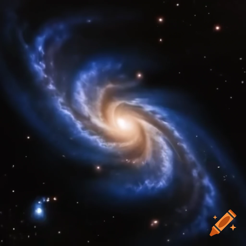 Abstract cosmic visuals with vibrant colors