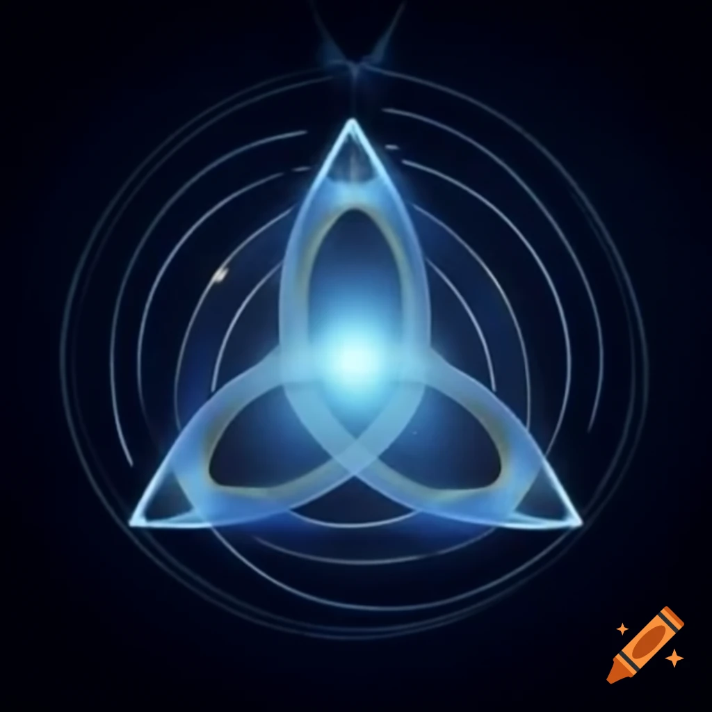 Symbol with central circle representing the Celestial Triad