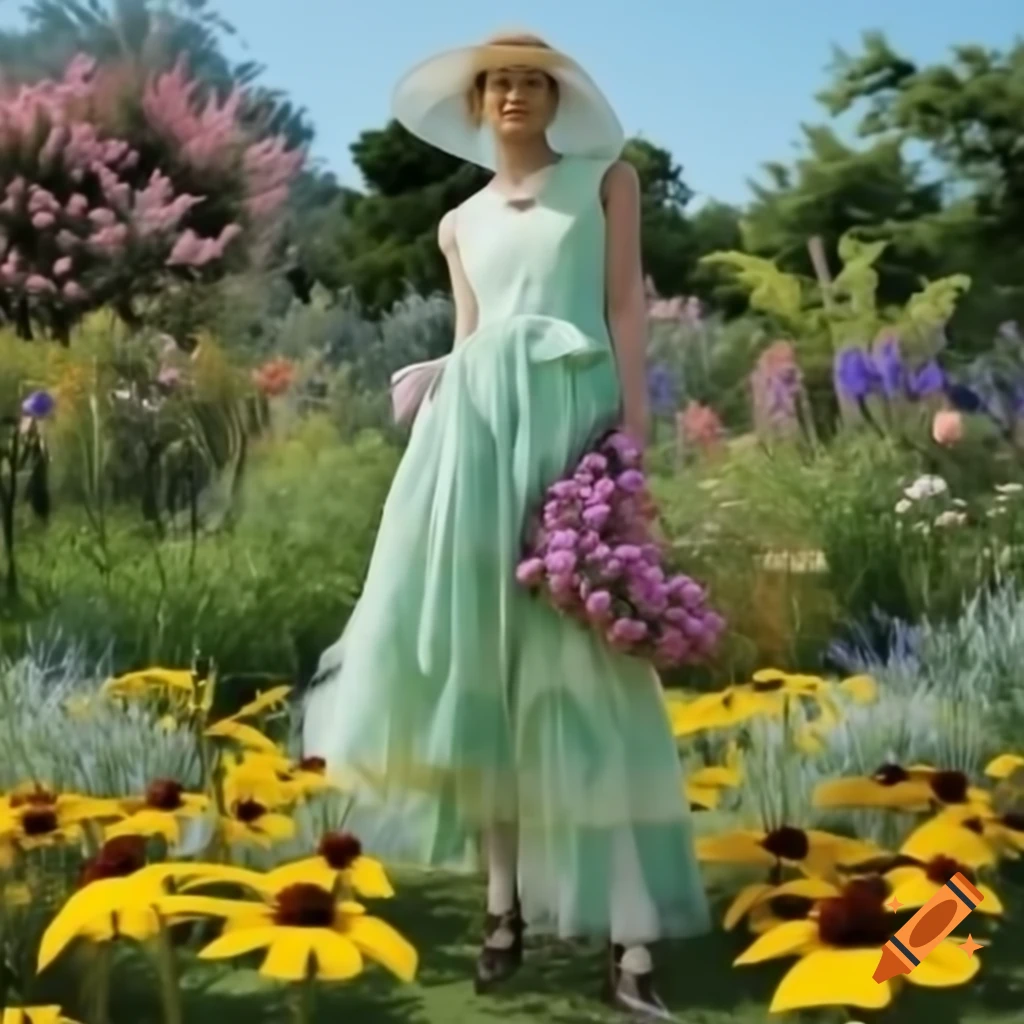 Fashion line inspired by flower garden theme