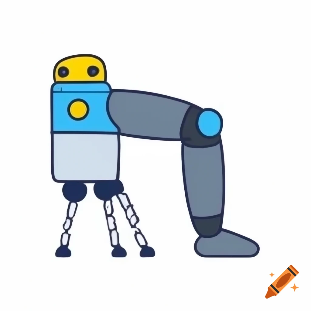 Robot with human leg replacement
