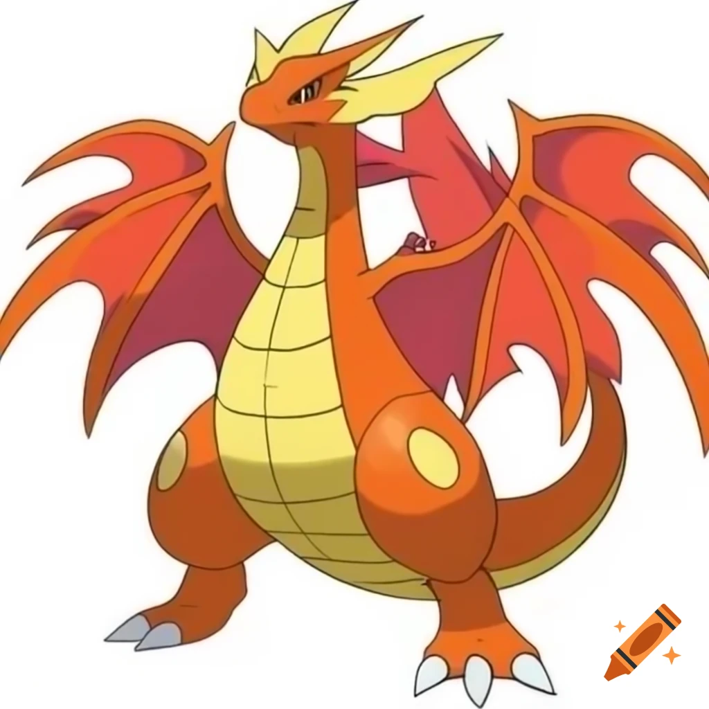 Fire and dragon type Pokémon named Pyrothar