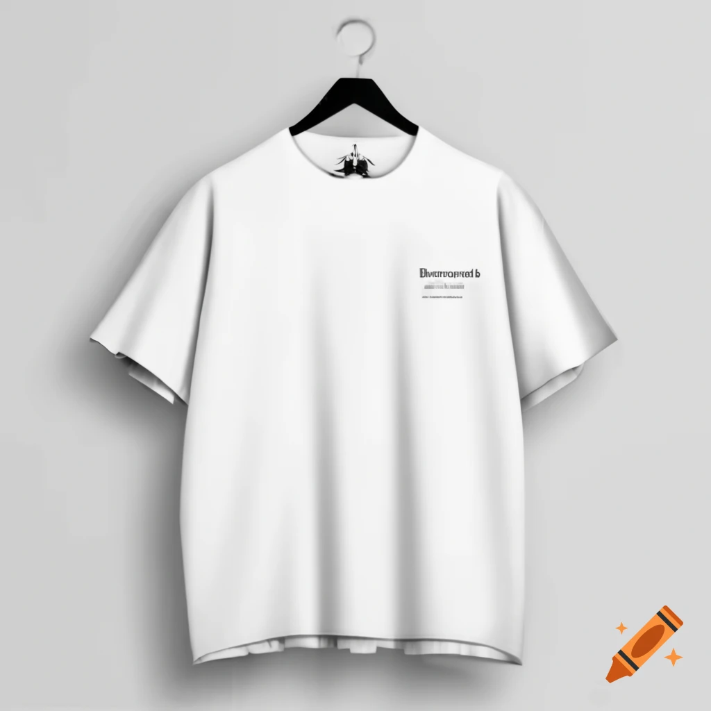 Minimalistic unisex t-shirt design with short sleeves and round neckline