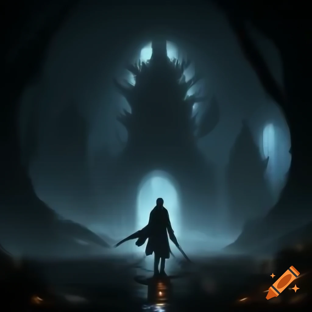 Mysterious landscape of the shadow realm