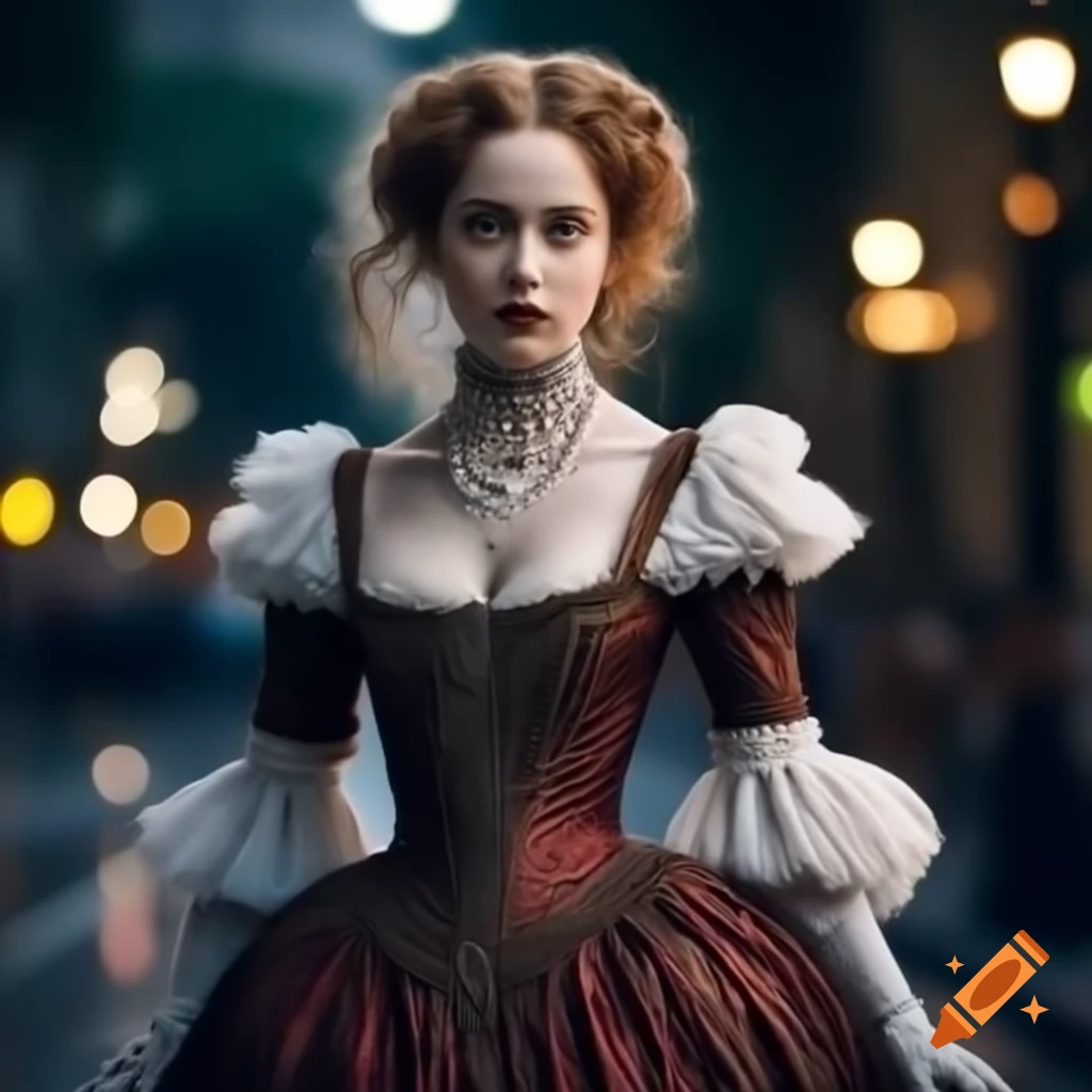 Victorian Christmas Formal Attire Featuring Women In Luxurious Gowns