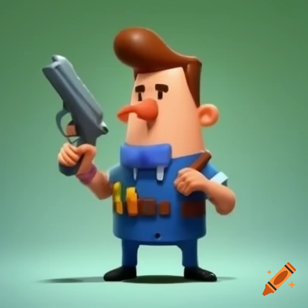 3d cartoon character of a sad mexican man with tears on craiyon
