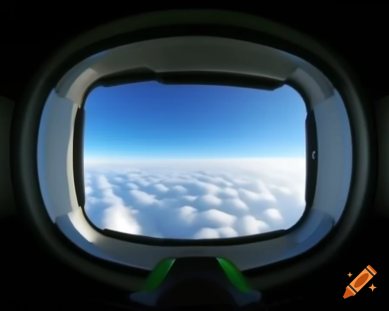 Panoramic view of open field in photorealistic 3D render with clouds