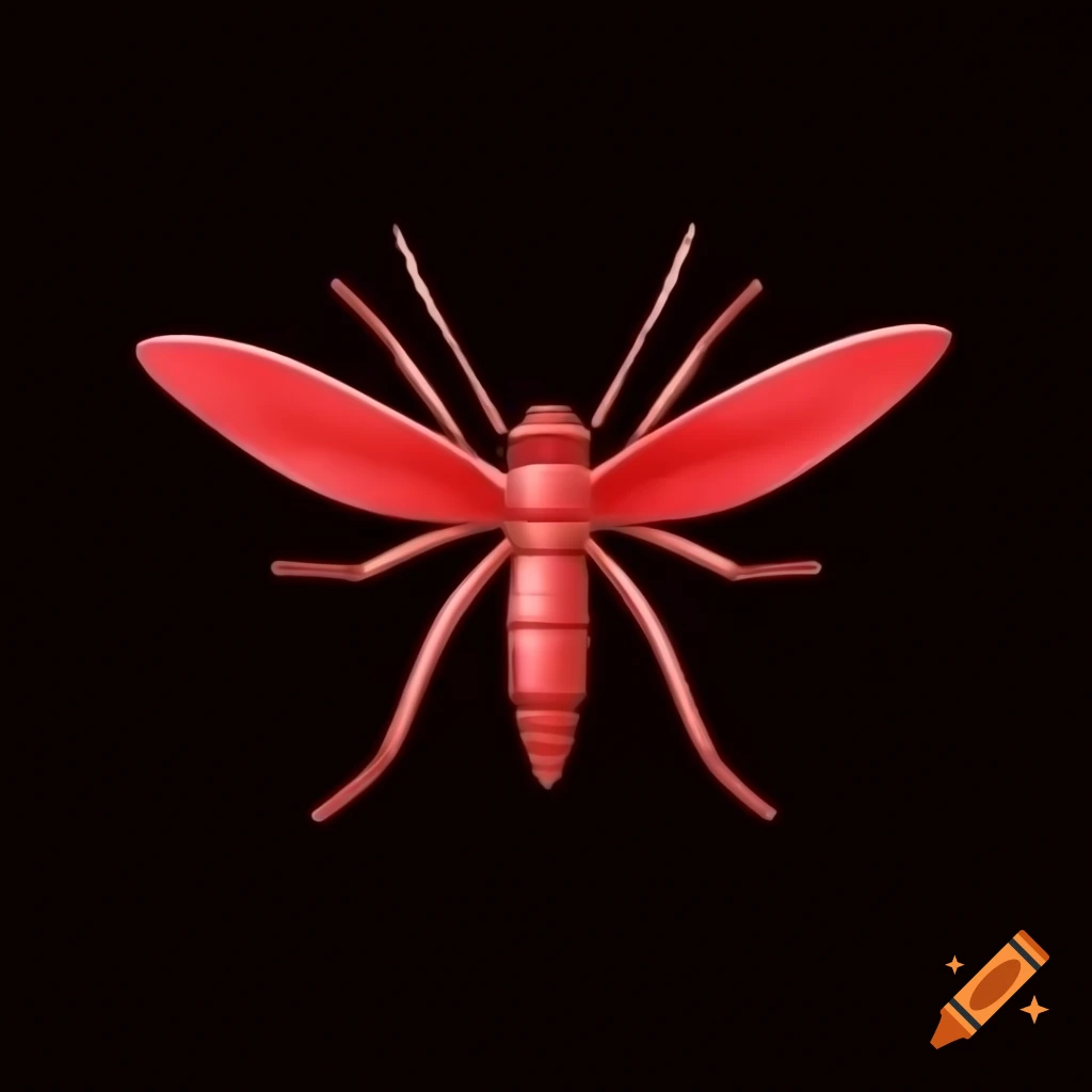 Scarlet Strider, a type of colorful insect