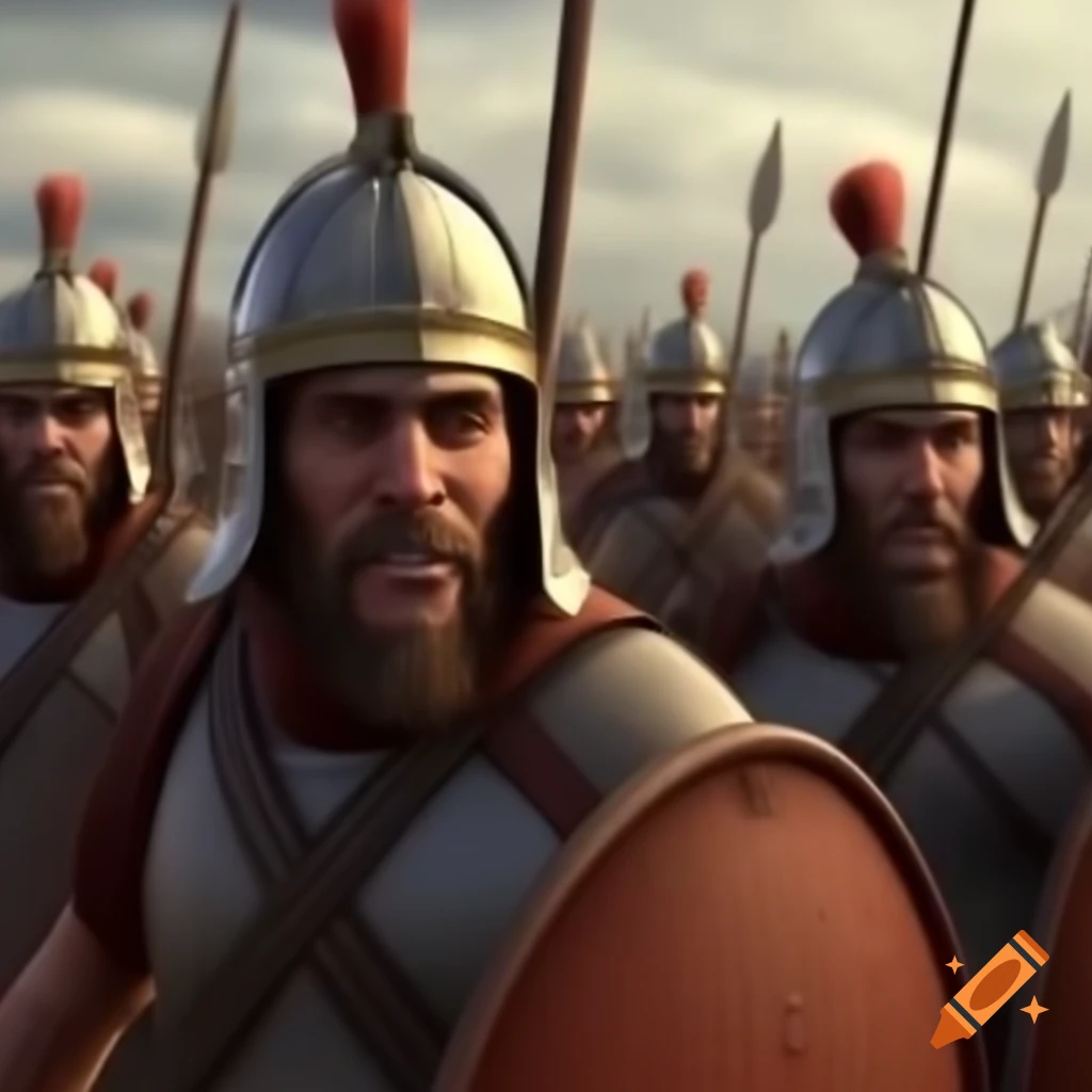 Ancient infantry thorax unit, showcasing historical military attire