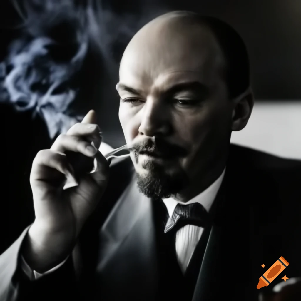 Historical figure creatively depicted in a modern context