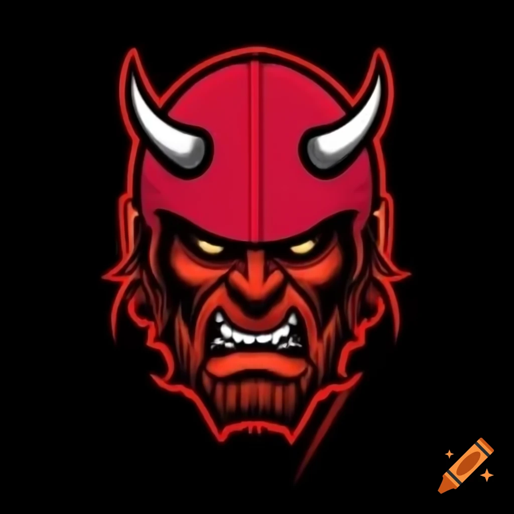 Ornate Crest Of A Hell Hound In American Football Logo Digital Art On ornate-crest-of-a-hell-hound-in-american-football-logo-digital-art-on