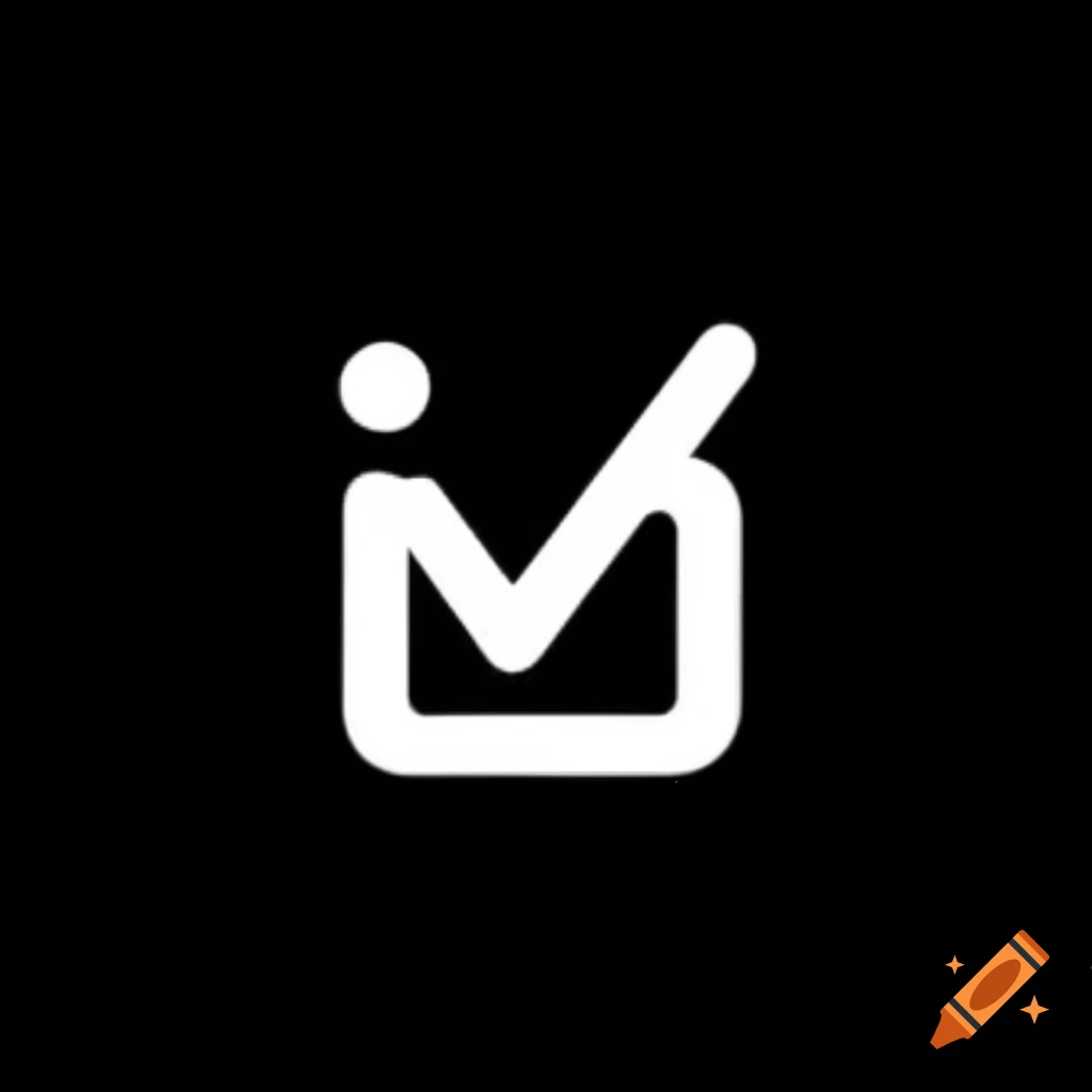 Simple and modern logo design featuring a tattoo needle writing in a