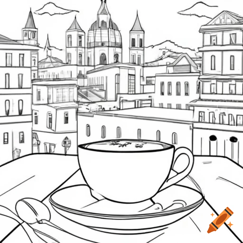 Coloring Page Featuring Buddhist Palace Kapilavastu On Craiyon