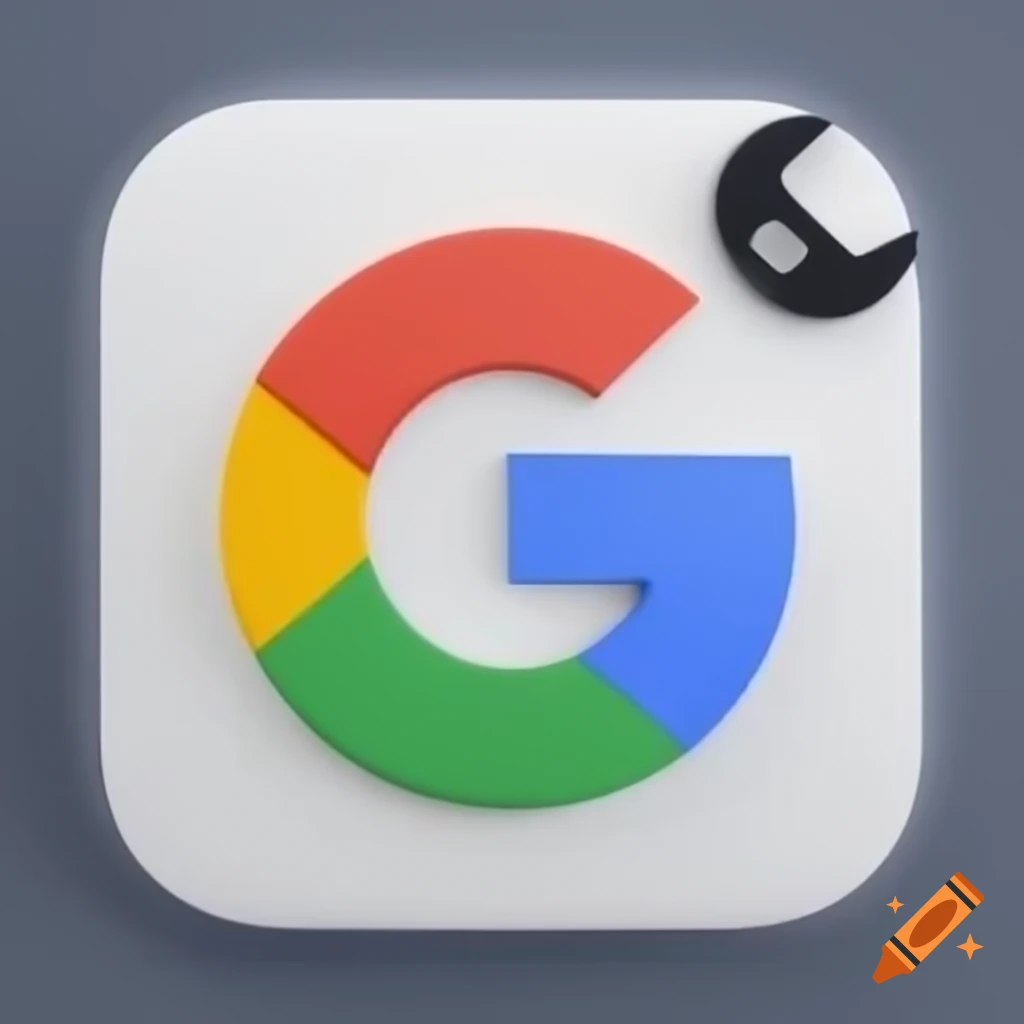 Google logo with transparent background and spanner