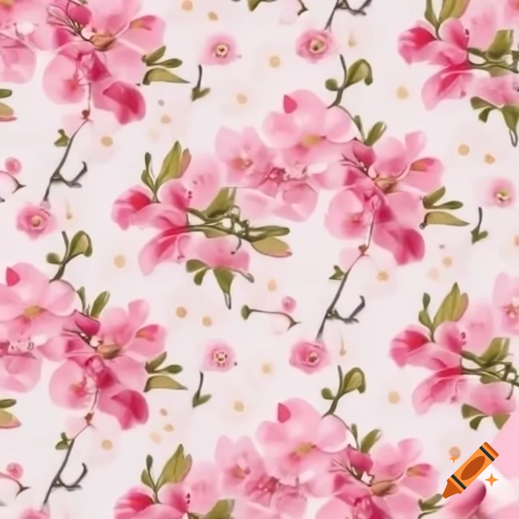 Wrapping paper featuring delicate sakura flowers