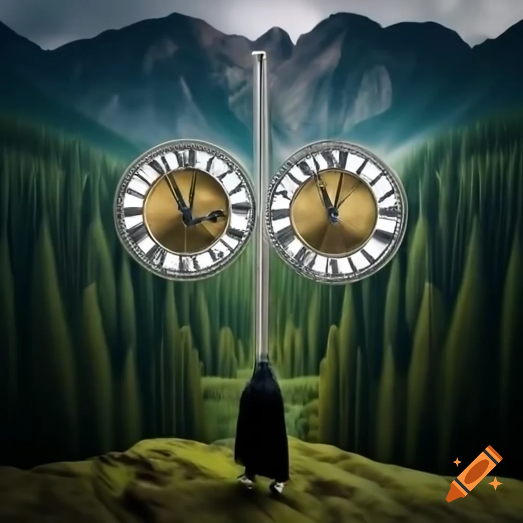 Roman numerals 'II' displayed in forest mountains with hooded man in foreground