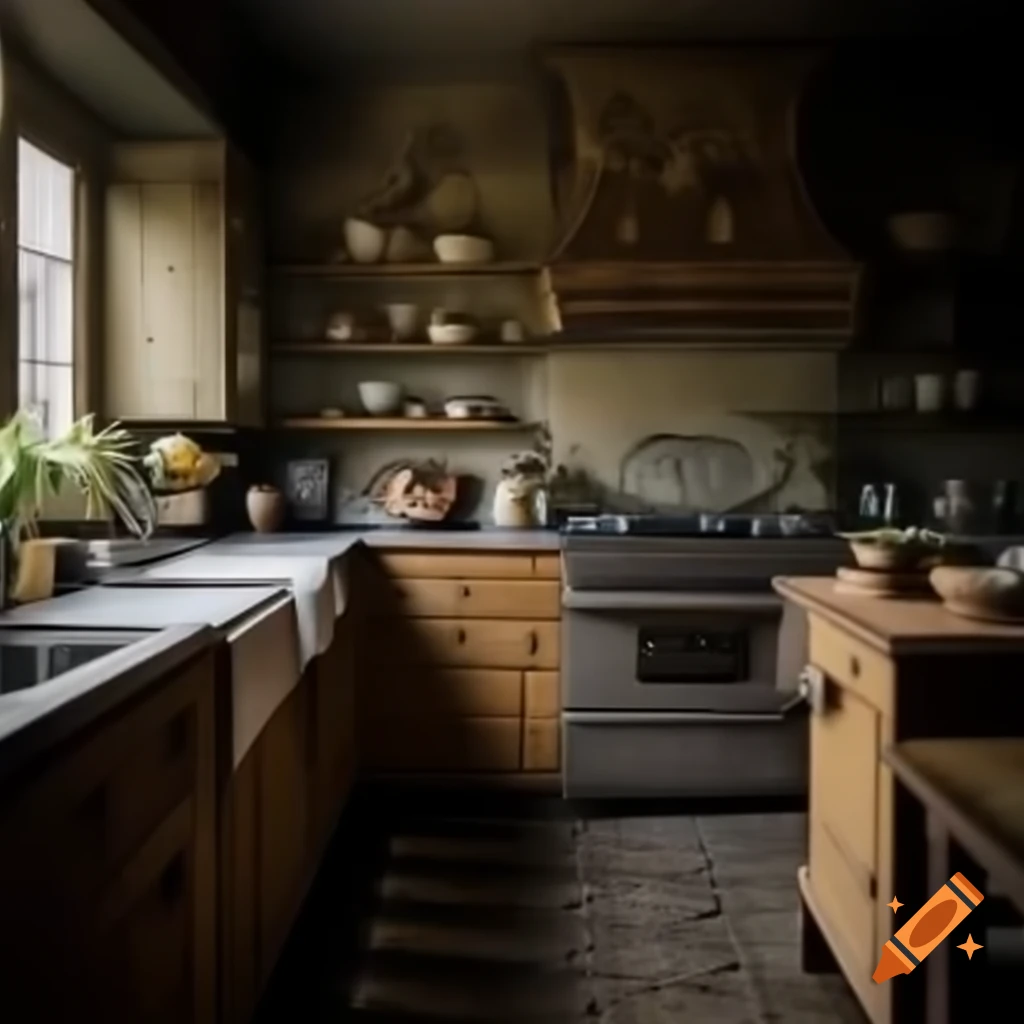 Luxurious modern kitchen with high-end appliances