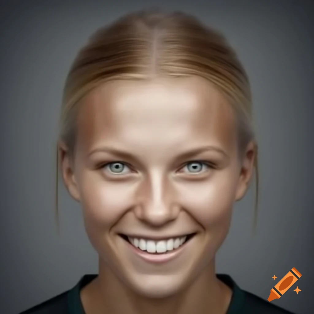Detailed Headshot Of 33 year old Austrian Woman Soccer Team Advisor 