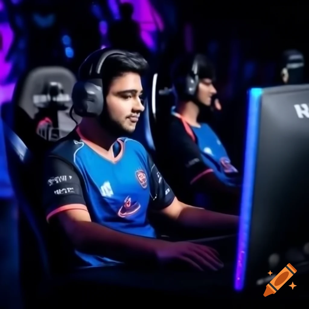 Esports tournament event in India with players and crowd