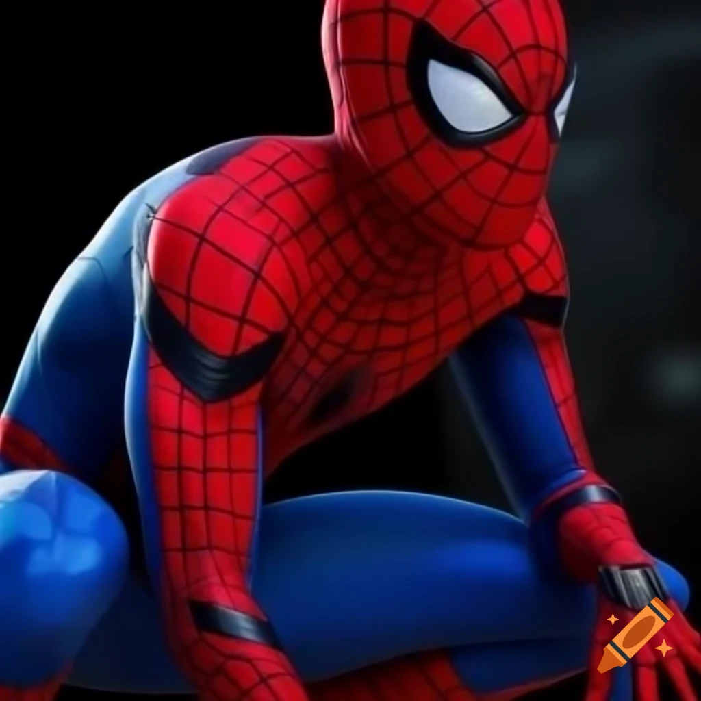 Spider-Man transformed into a fish