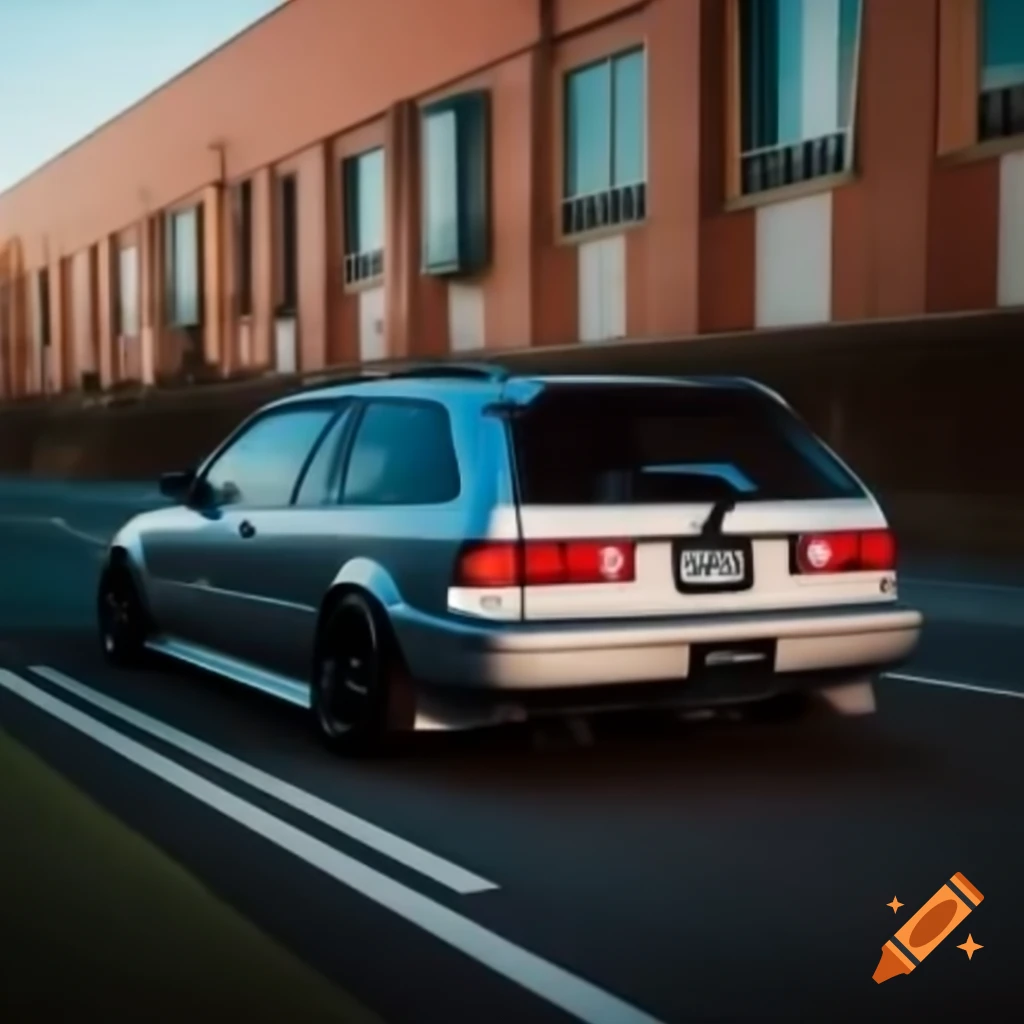 Honda Civic EG Wagon rear left angle view