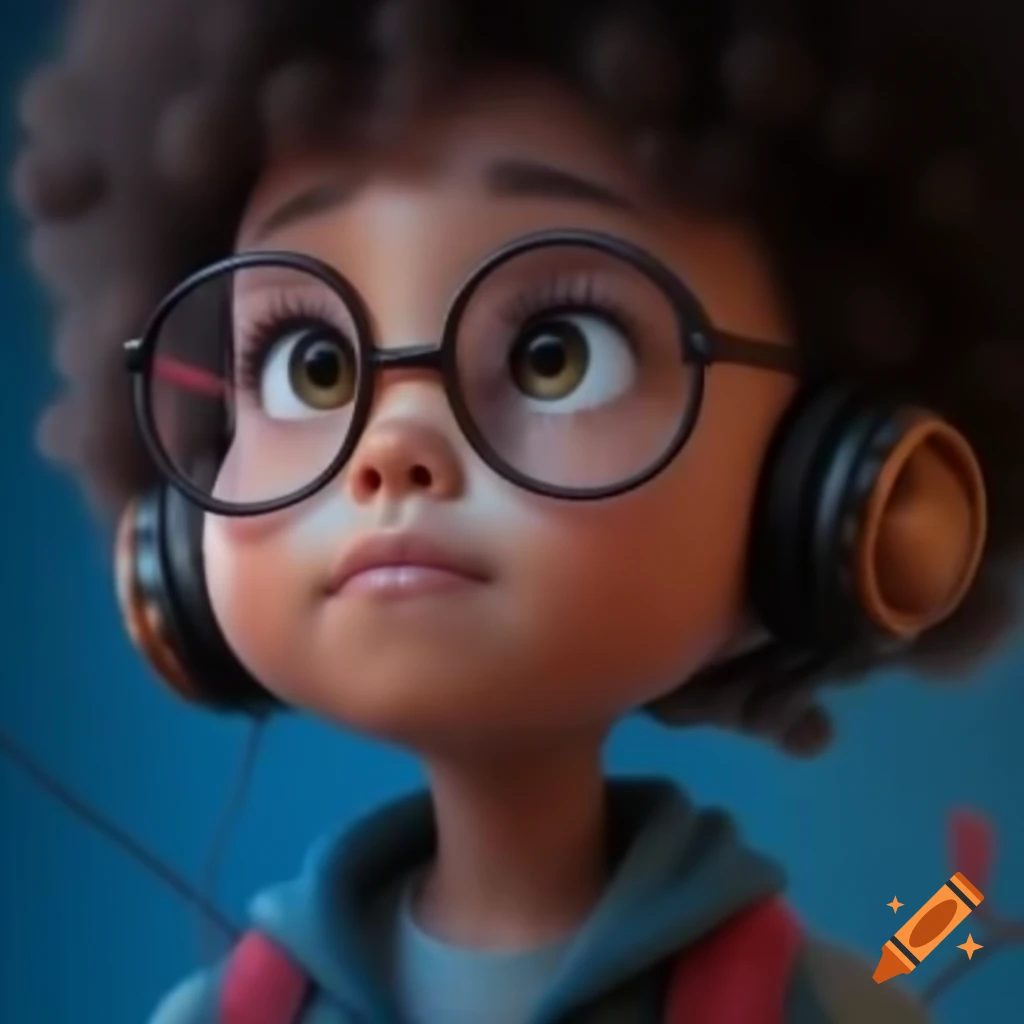 Unclear depiction of children and AI mentor