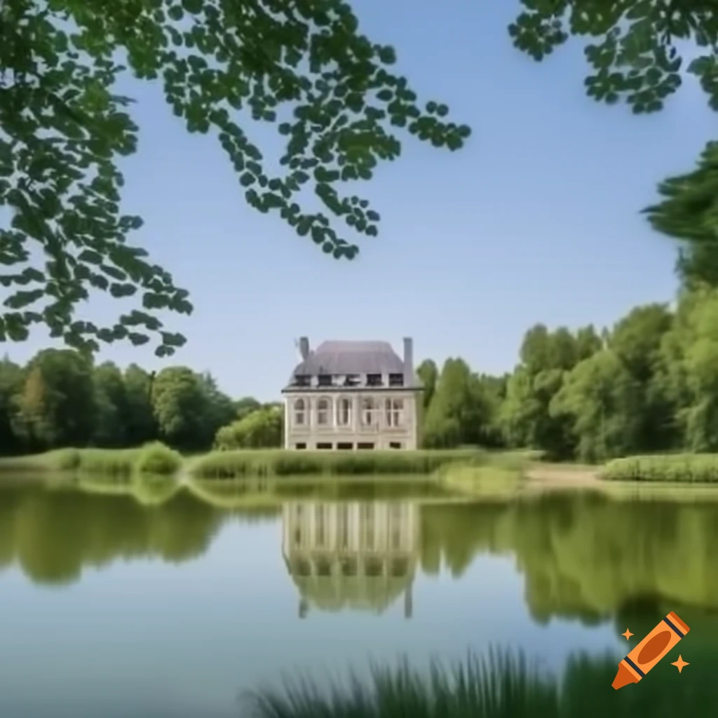 Charming small house by the edge of a lake
