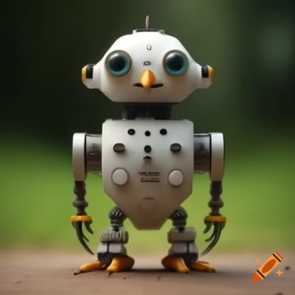 Futuristic robotic bird design