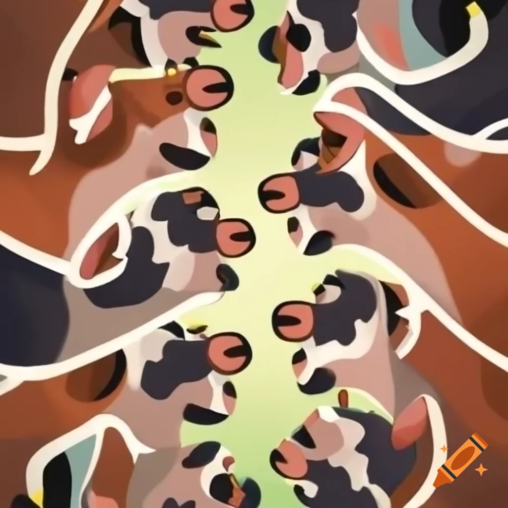 Comic joke featuring cows