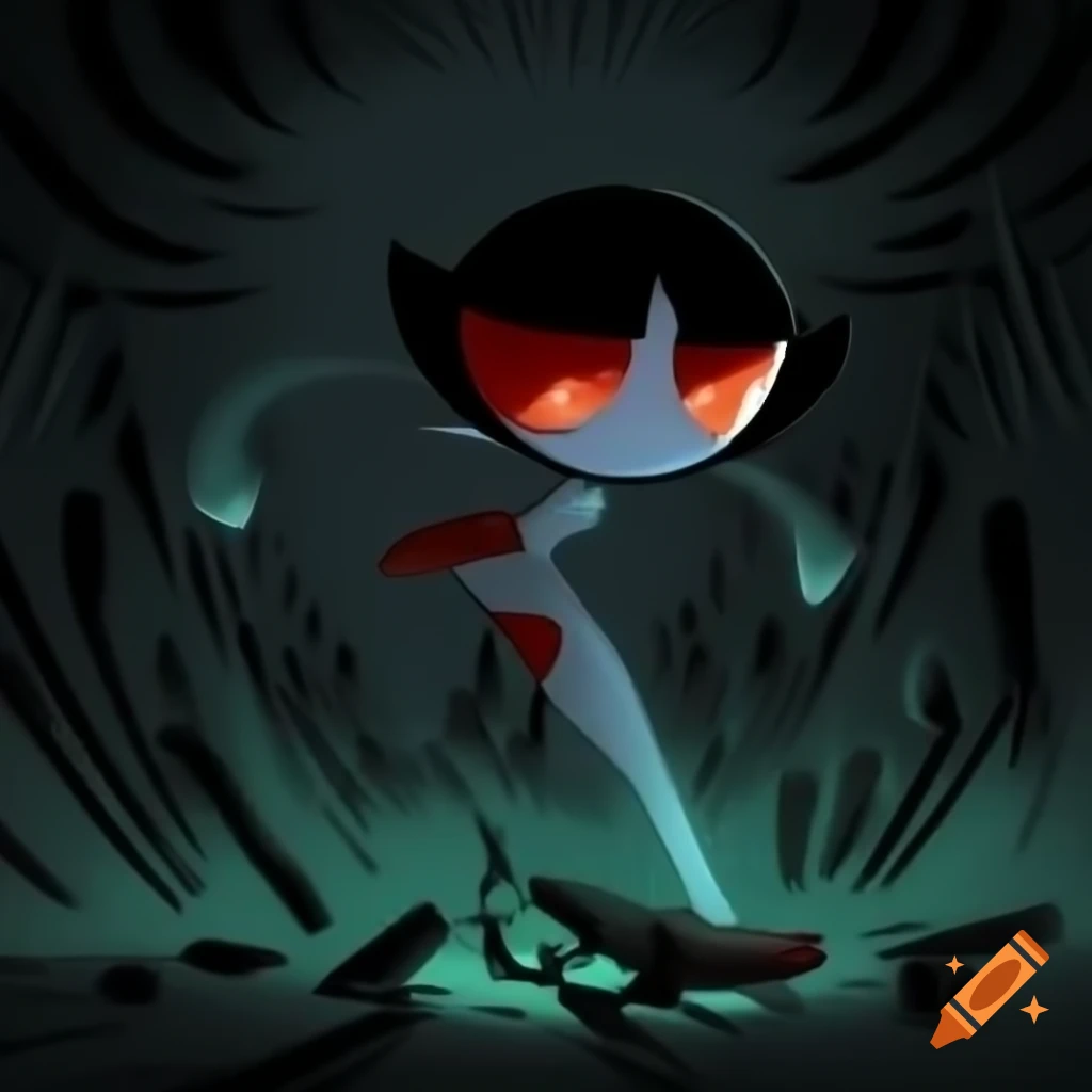 Cartoon surreal dream battle with A.I. Cyborg Virtual Goddess Genesis