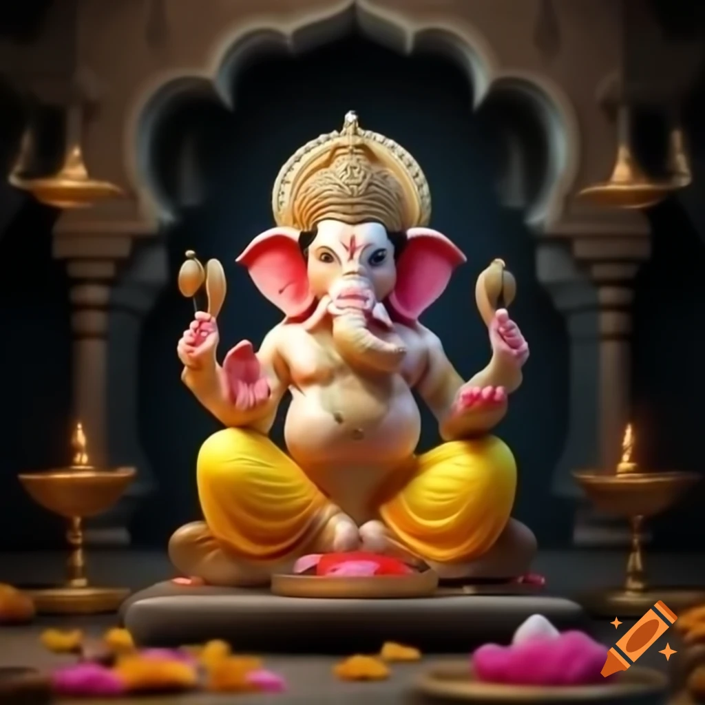 Celebration of Ganesh Chaturthi festival
