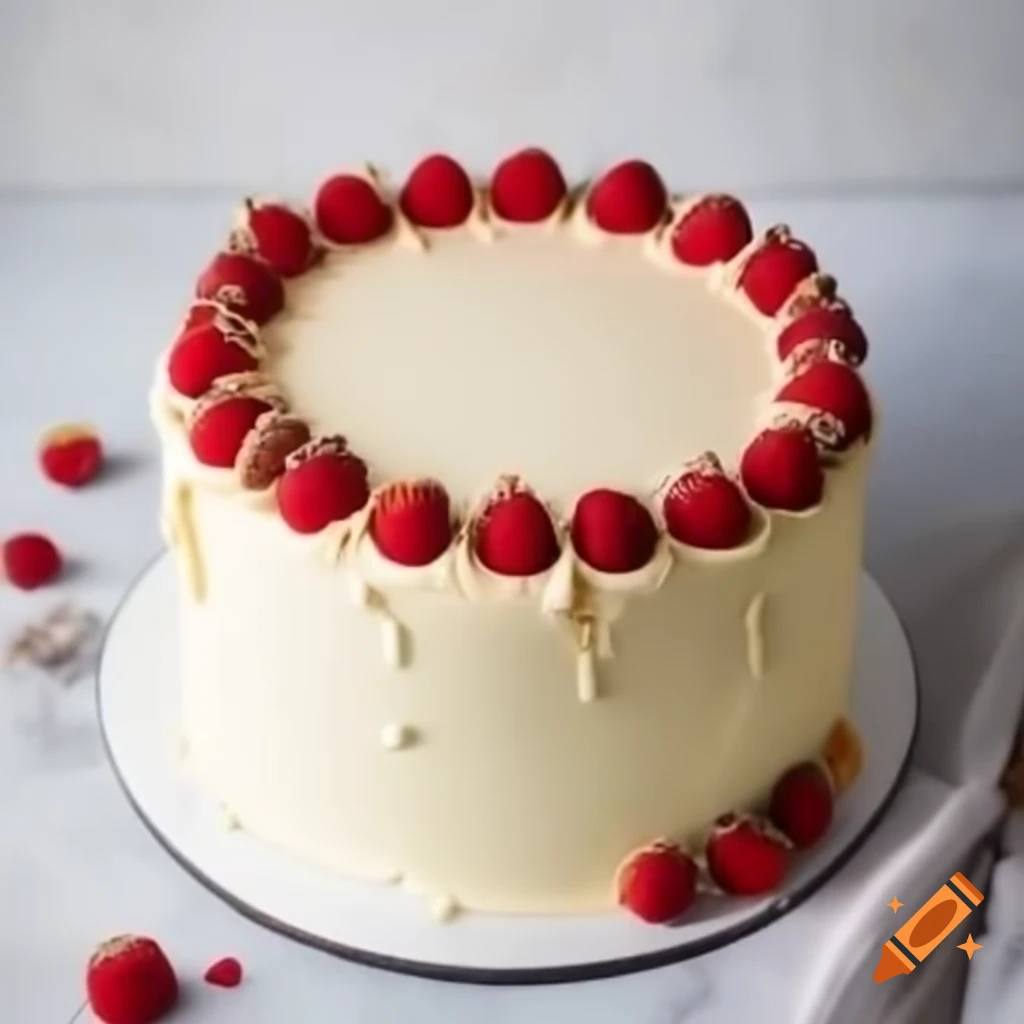 Gâteau pièce montée made with goyavier fruit