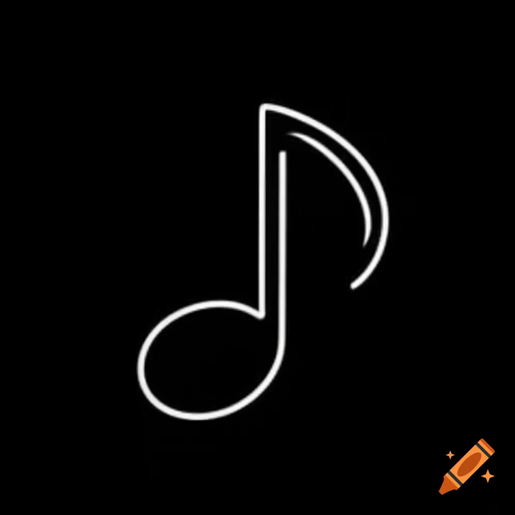 Minimalist album art featuring a music note
