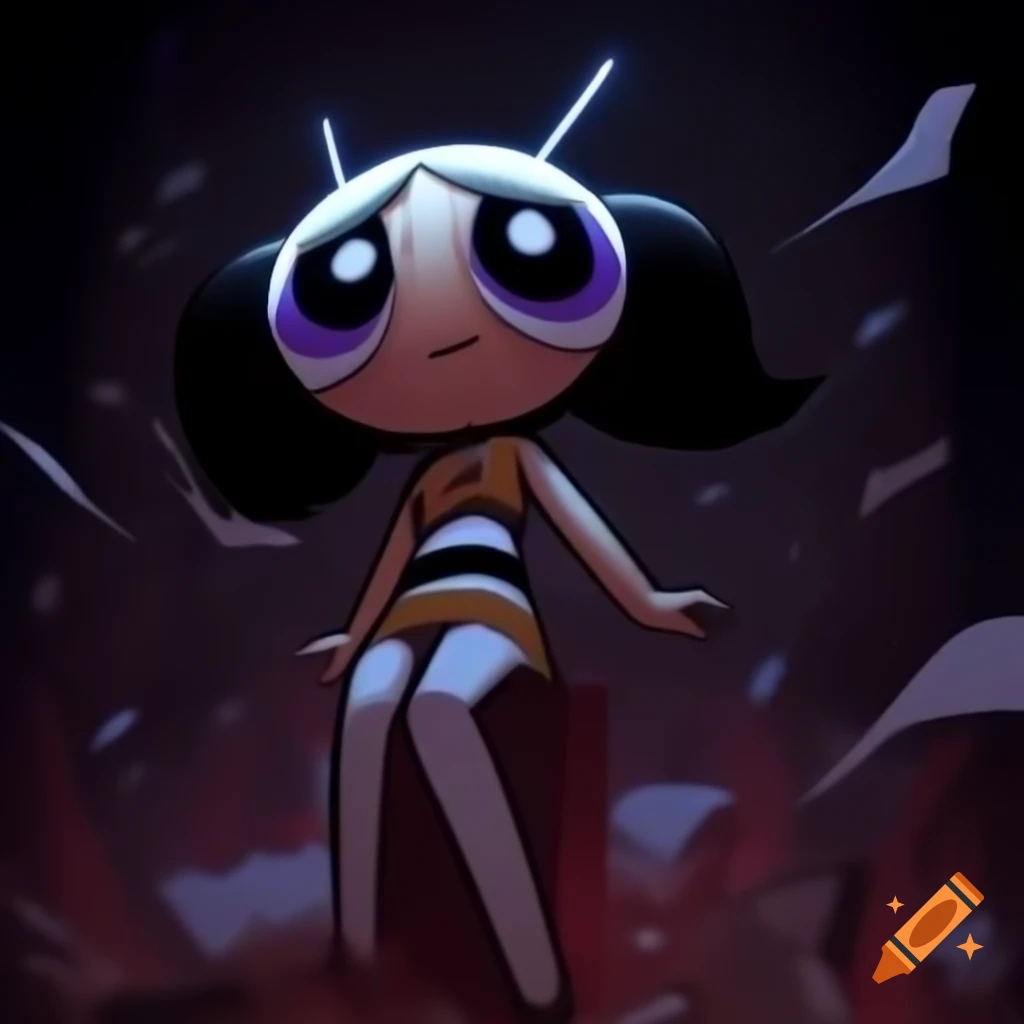 Cartoon surreal dream battle with A.I. Cyborg Virtual Goddess Genesis