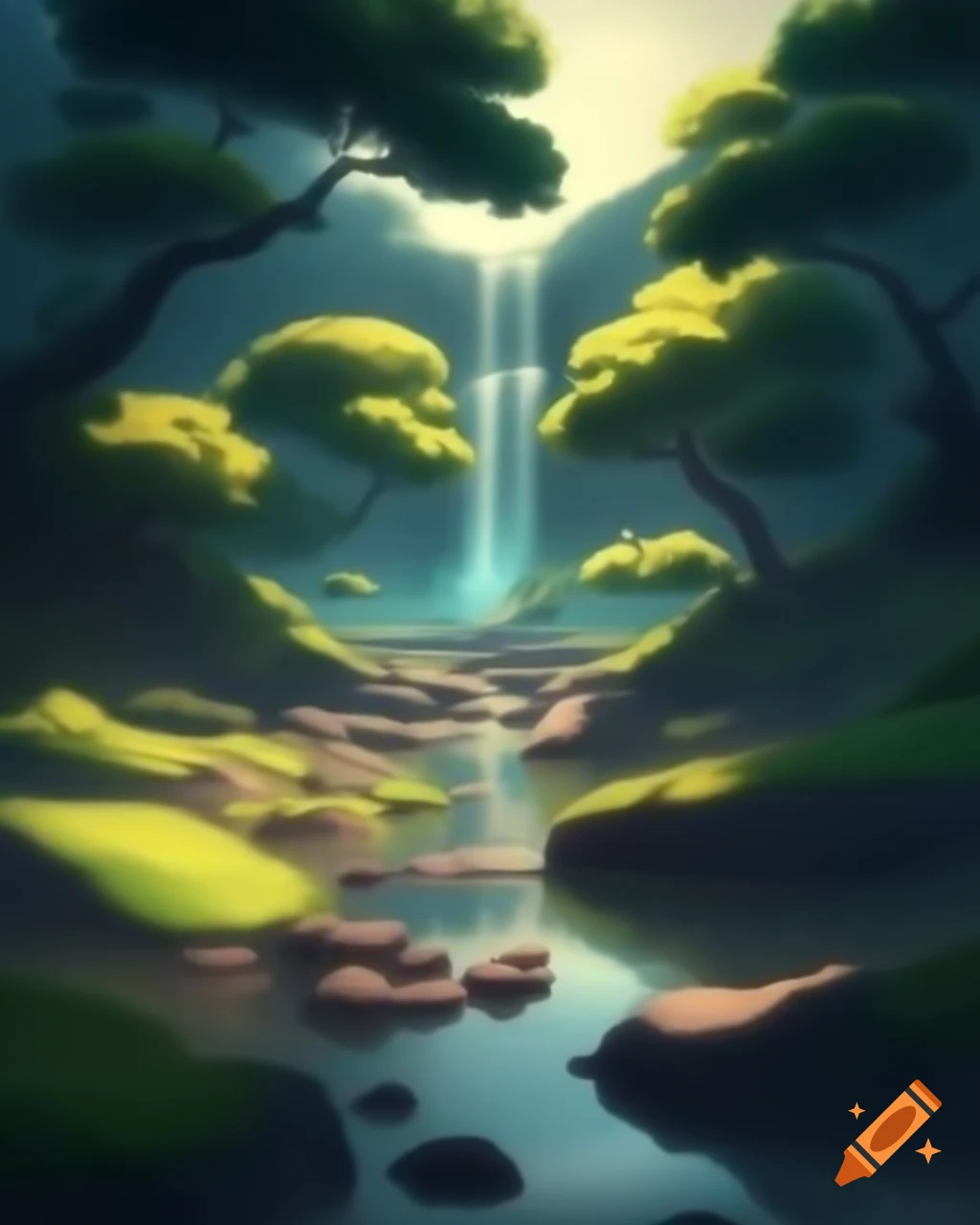 Viral anime nature wallpaper in 4K inspired by Hayao Miyazaki