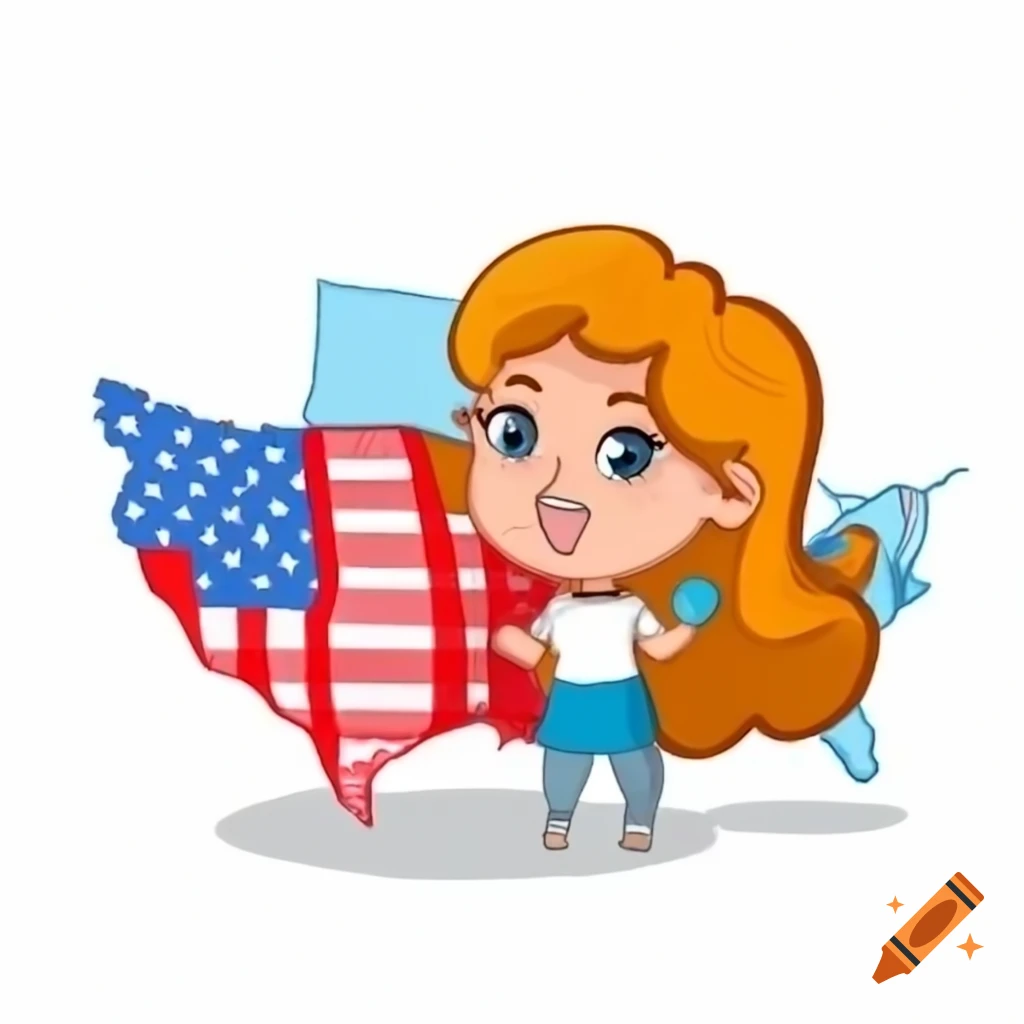 Cheryl depicted in Spanish-French cartoon style