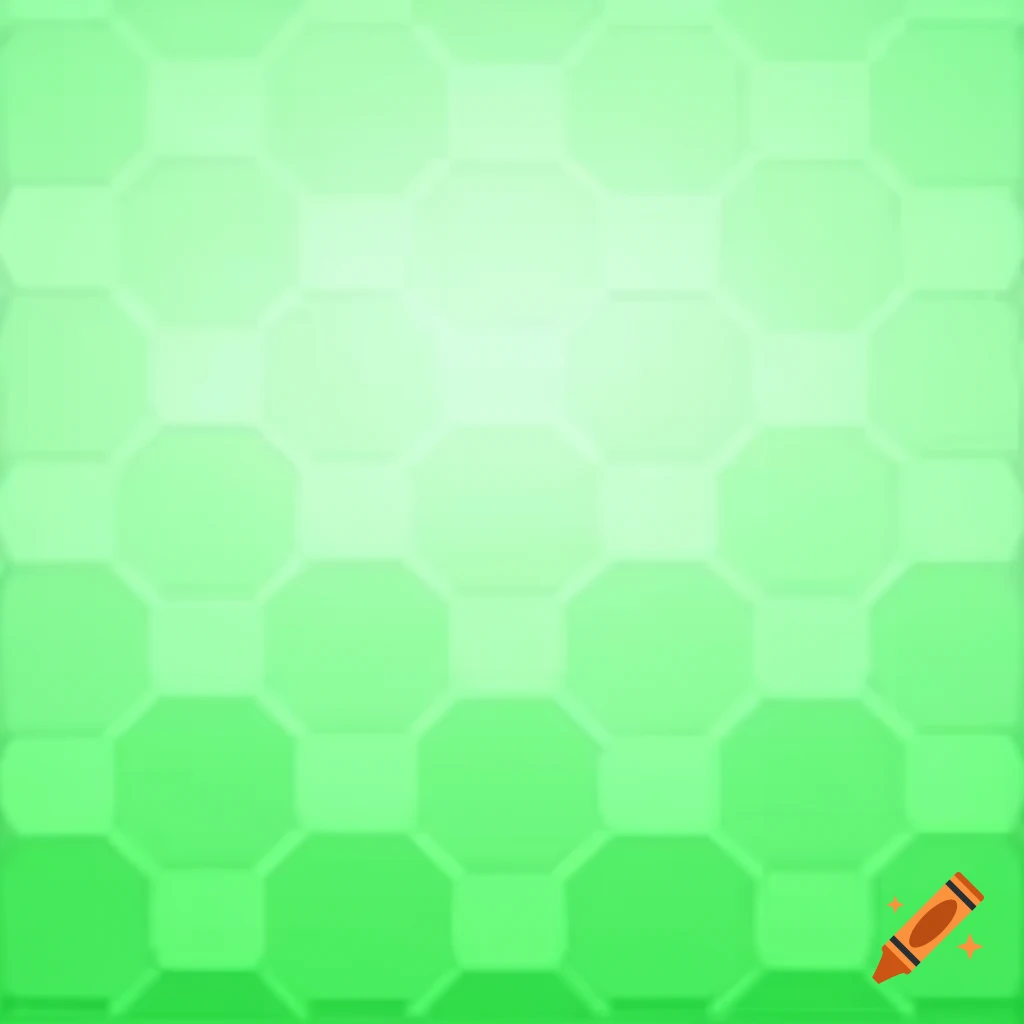 Green hexagons background fading into white on craiyon