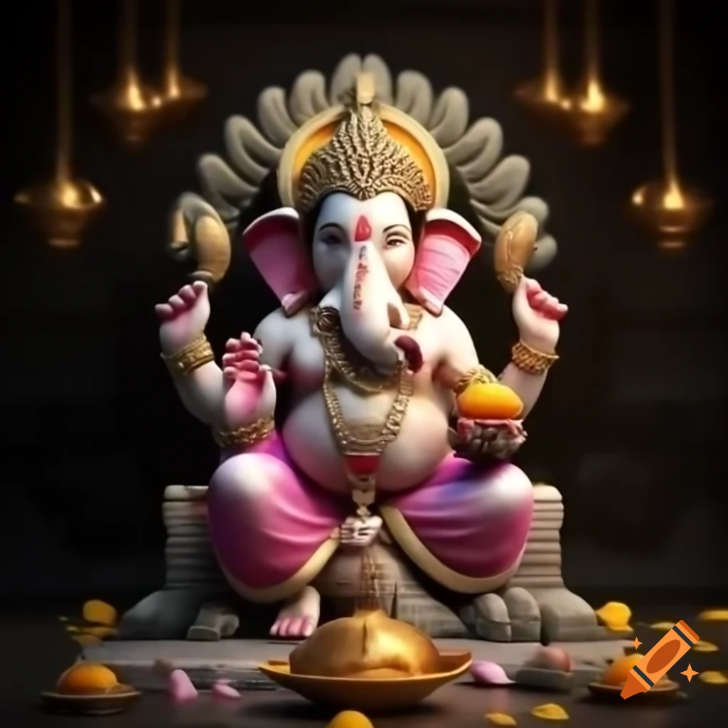 Lord Ganesha celebrating Ganesh Chaturthi from Lumbini Industries, Warangal