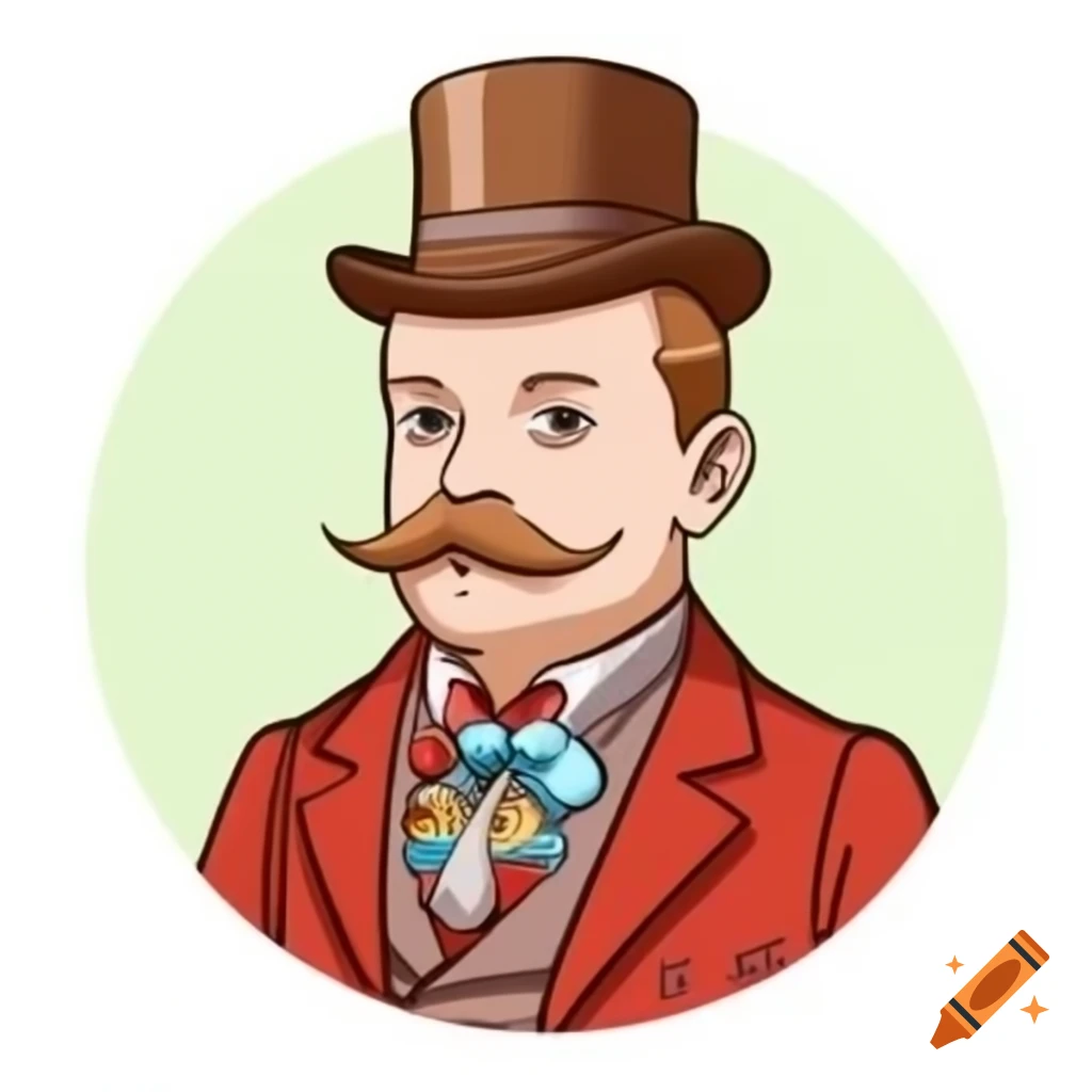 Cartoon illustration of Wilhelm Wundt