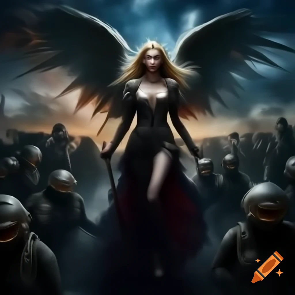 Goddess Angel Vampire Zarkothian Alien Queen Adalline's forces in Cosmic Dream War