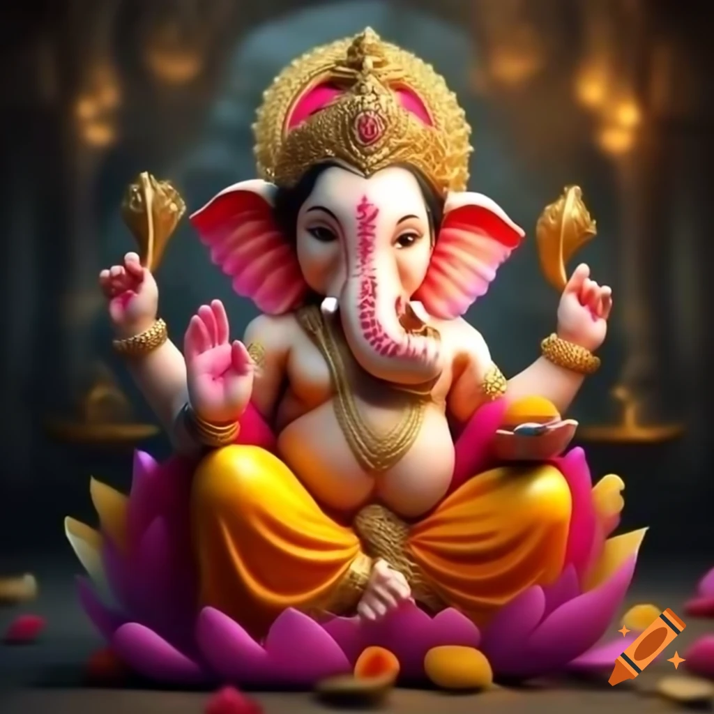Drones celebrating Ganesh Chaturthi festival