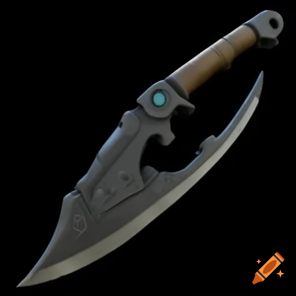 Ancient sci-fi artifact in the shape of a knife