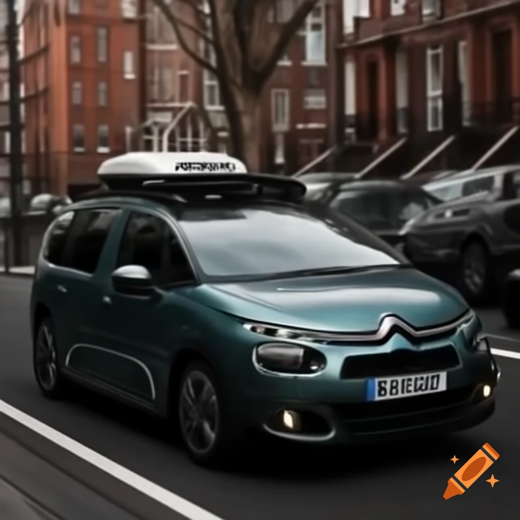 Customized Citroen car parked outside