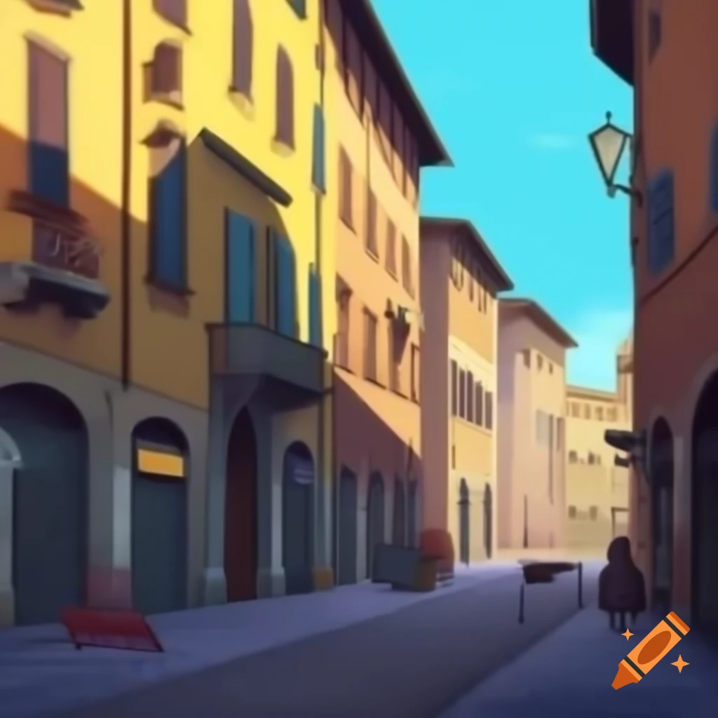Cartoon art of parma italy on craiyon