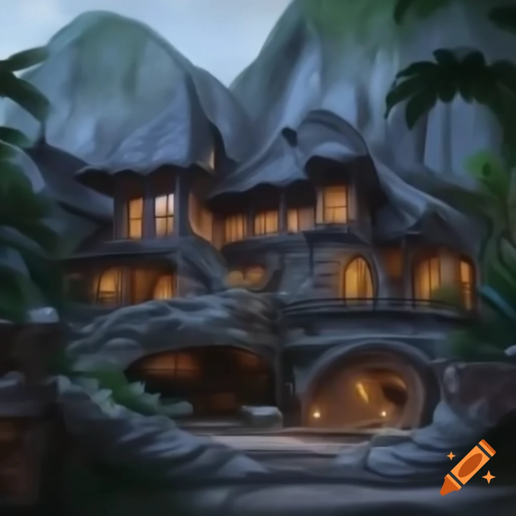 Owner of the house with her black dragon
