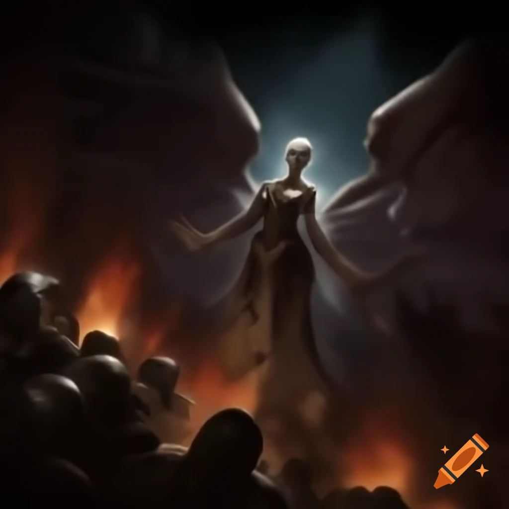Character Joseph waking up in a chaotic scene of Cosmic Dream War