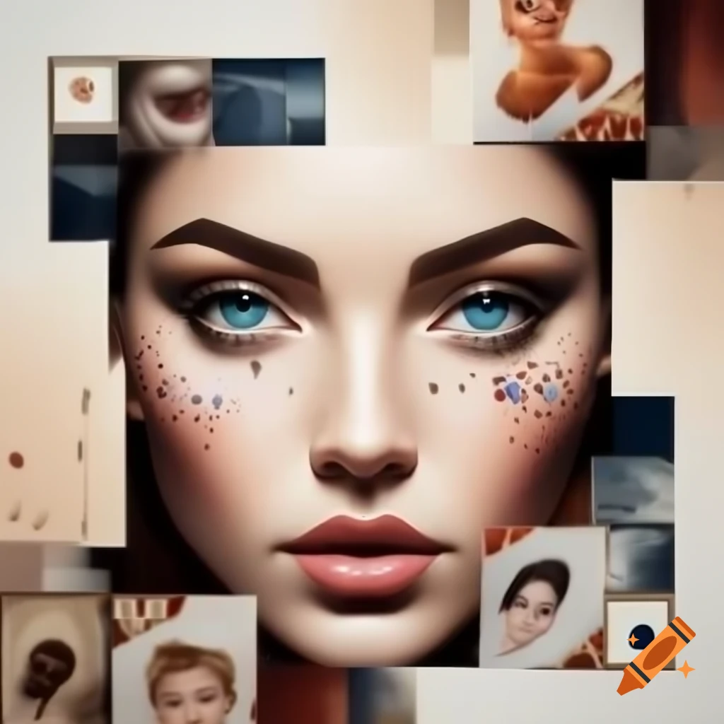 Intriguing Dada and surrealist collage by Hannah Hoch featuring photorealistic images of women