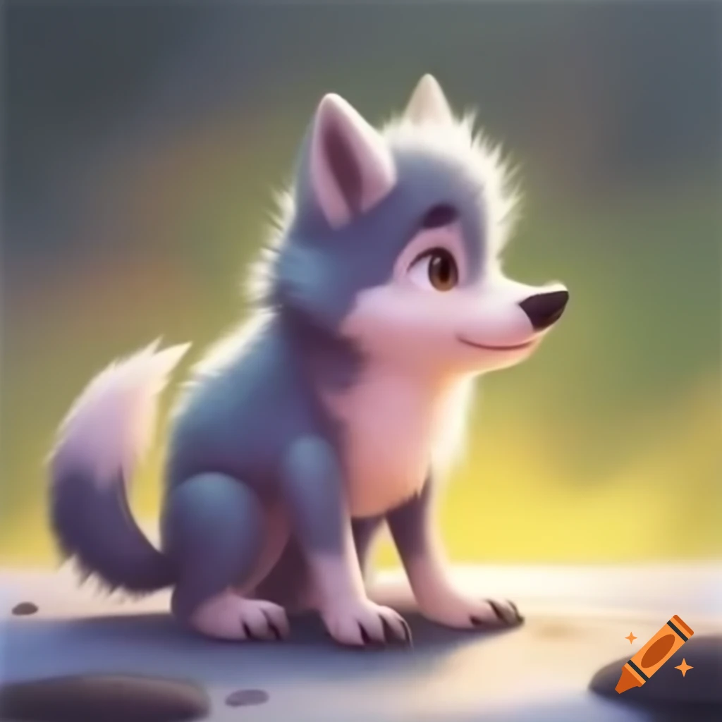 Elderly wolf reflecting on self-discovery and growth after adversity