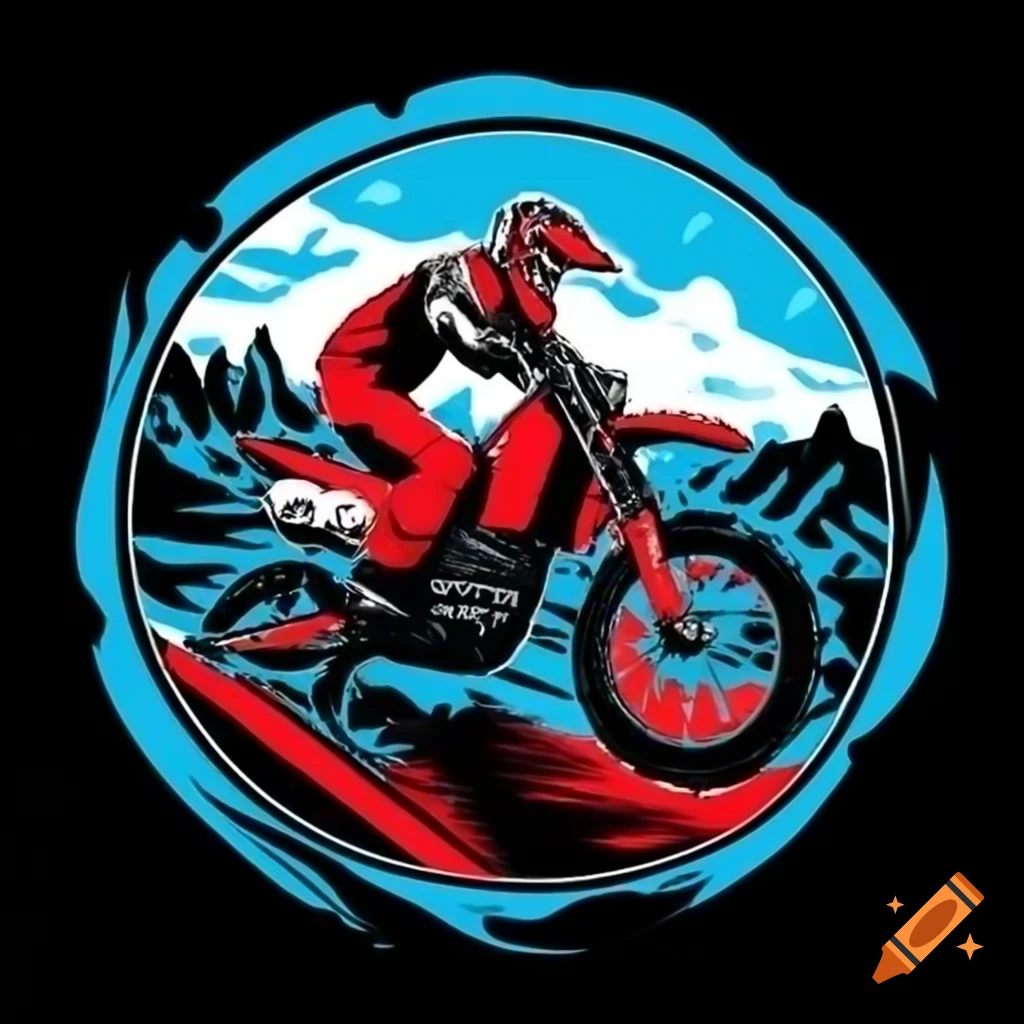 old-school-tattoo-linework-of-ktm-450-dirtbike-on-craiyon