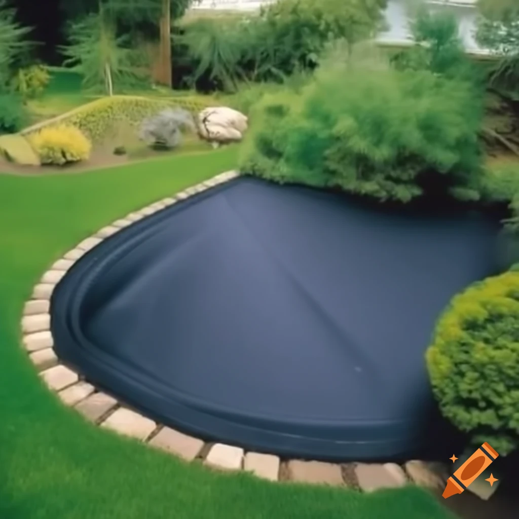 Geomembrane used in pond construction
